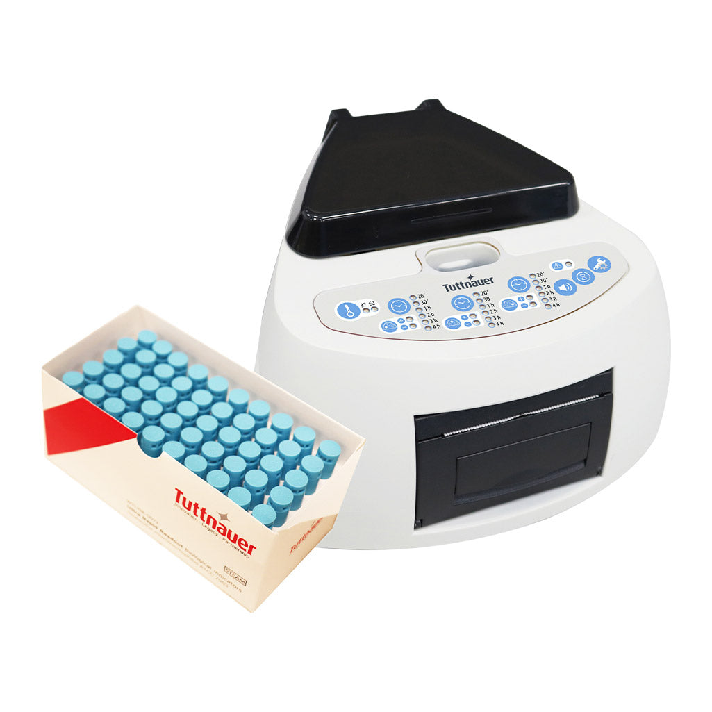 Tuttnauer Biological Indicator Starter Kit on a White Background