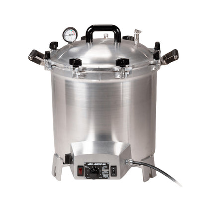 All American Model 75X Electric Sterilizer, 41-Quart Capacity, Displayed on White Background