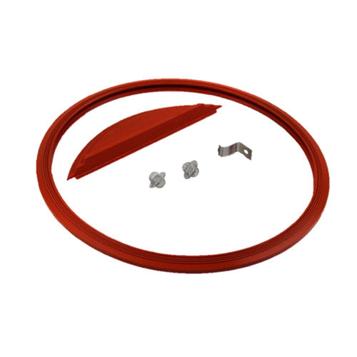 Midmark PM Kit  for M9-042 Sterilizers - Door & Dam Gasket, Door Spring, and Mesh Chamber Filter Shown on White Background