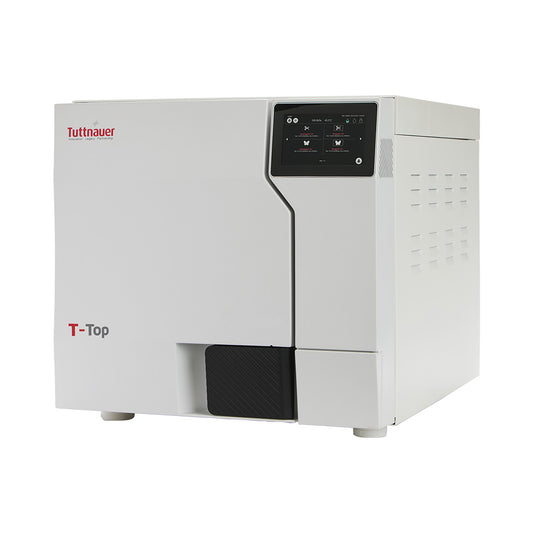 Tuttnauer T-Top 10 sterilizer on a white background