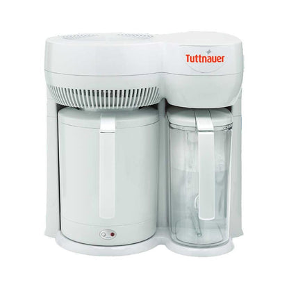 Tuttnauer White Water Distiller with Jug on a White Background 