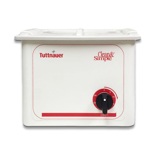Tuttnauer Ultrasonic Cleaner 1 Gallon Capacity on a White Background